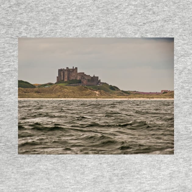 Bamburgh Castle by sea by GrahamCSmith